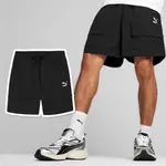 PUMA 彪馬 短褲 CLASSIC CARGO SHORTS 男款 黑 白 寬鬆 抽繩 大口袋 褲子 62426201