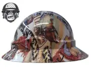 Custom Hydrographic Safety Hard Hat NED KELLY PRO CHOICE WIDE BRIM
