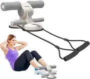Abdominal Suction Cup - Assist Device, AB Machine and Training Equipment | Situp Support for Double Suction and Pull Rope for AB Training Units, Core Exercises, 3 Levels Adjustable