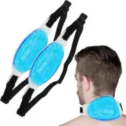 Ice Pack for Injuries, Ice Pack with Strap Reusable Gel Cold Pack for Hip