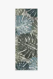75' x 215' | Machine Washable Runner Rug | Kid & Pet Friendly | Indoor Rug | Monstera Jade Rug | Ruggable