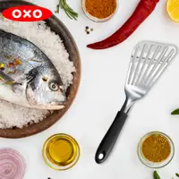 在飛比找PChome24h購物優惠-OXO 好好握去油煎魚鍋鏟