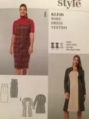 Burda Sewing Pattern 7008 Ladies Misses Plus Size Dress Size 18-28 Uncut
