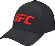 [Concept One] UFC Baseball Hat, 6 Panel Adult Flex Fit Active Cap with Curved Brim