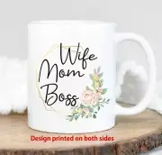 Wife Mom Boss Mug Momlife Mug Boss Mom Wife Mom Boss Gift For Her Gift For Boss