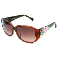 在飛比找PChome24h購物優惠-【ED Hardy】墨鏡太陽眼鏡 ROSE BROWN HO