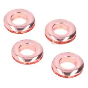 Rose Gold 10pcs Eyelets Buttons Metal Smooth Exquisite High Hardness
