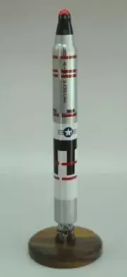 Titan-II ICBM Martin Ballistic Missile Mahogany Kiln Dry Wood Model Large New