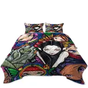 Multi Colored Fantasy Art Fairy Group Portrait Coverlet