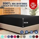 2000TC Hotel Quality 36cm Deep Fitted Sheet Ultra Soft King Single Double Queen