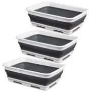 3X Home Master® Storage Tub Collapsible Space Saver Laundry Cleaning 8L