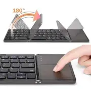 Wireless Folding Bluetooth Keyboard with Touchpad Multi-Function Button Keyboard