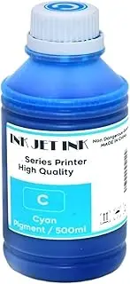 500ml T04A T04B Waterproof Pigment Ink, Compatible with Epson Workforce Pro WF-C8190 WF-8690 WF-8690 WF-8610 Printer(C)