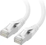 Cable Matters [Cat8 Certified 40Gbps Short Cat 8 Ethernet Cable - 3ft, 2000Mhz Category 8 Ethernet Cord, Shielded Cat8 Cable for Gaming, White