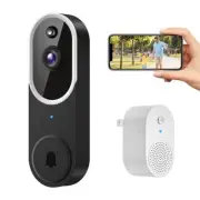 Smart Video Doorbell Camera Wireless with Ring Chime, AI Human Detection and