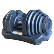 2 Pack of 40kg Smart Adjustable Dumbbell Weight Set Combines 17 sets from 5kg to 40kg