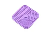Charlie's Shlurp Multi-Texture Lick Mat With Suction Back Purple 20x20x1cm