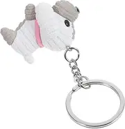 [FOMIYES] Lovely Dog Keychain Pendant Stylish Cartoon Puppy Bag Ornament Present for Adults Portable Decoration for Keys Backpacks and Car Accessories