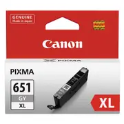 Canon CLI651XLGY High Yield Ink Cartridge (Grey)