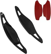 Car Steering Wheel Shift Paddles for K&ia EV9 GT-Line Launch Edition 2023 2024 Car Accessories Car DSG Shifter Styling Accessories Extension Shifters 2pcs HTEOPOEKFR(Black)