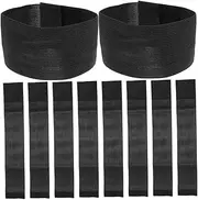 Cabilock 15pcs Elastic Mourning Arm Band for Respect Event Condolence Soccer Football Captain's Armband Memory