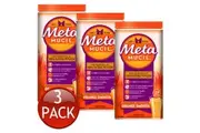 3 x METAMUCIL FIBRE SUPPLEMENT ORANGE SMOOTH PSYLLIUM HUSK POWDER 114 DOSES 673g