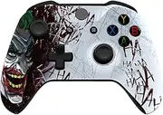 eXtremeRate Clown Hahaha Patterned Front Housing Shell Case for Xbox One S/X Controller, Soft Touch Faceplate Cover Replacement Kit for Wireless Controller (Model 1708) - Controller NOT Included