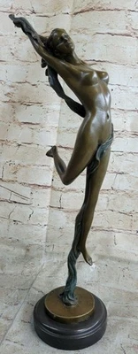 Aldo Vitaleh Prima Ballerina Art Nude Statue Figurine Bronze Sculpture Figurine
