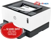 HP Neverstop 1001nw Wireless A4 Mono Laser Printer+Reloadable #143A Toner W1143A