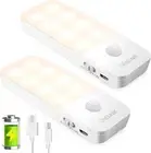 Motion Sensor Light,Rechargeable Night Light for Wardrobe,Bedroom