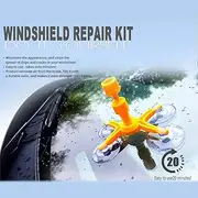 zolyet Car Glass Repa Tool Windscreen Wind Wind Glass DIY Kit for Chip Crack Orange