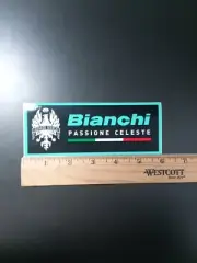 6" Bianchi Passione Celeste Decal/Sticker Black/White/Blue