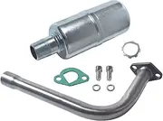 Exhaust Pipe Header w/Muffler For Honda GX160,GX200 For Predator 212cc 196cc Go Kart& Mini Bike for Coleman MiniBike CT200U & CT200EX BT RB 212cc