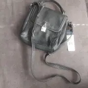 Chaps Black Angelina Crossbody Purse