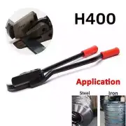 Strapping Cutter Dismantling Scissors Iron Sheet Packag Steel Strip Shear H400