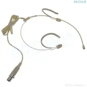 BM28 mini 3Pin Dual ear Headset Microphone For AKG Samson Wireless Mic Belt-Pack