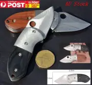 AU Folding Small Mini Pocket Knife Tactical Hunting Camping Outdoor Box Opener