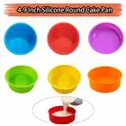 Silicone Cake Pan Baking Bakeware Mold Round Bread Tray Mould Kitchen 4/6/8/9"