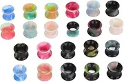 [Loboo Idea] EAR STRETCHING KIT COLORFUL SILICONE EXPANDER JEWELRY FOR EAR GAUGES TUNNELS