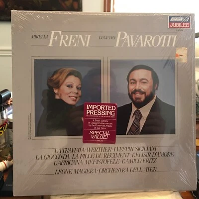 MIRELLA FRENI & LUCIANO PAVAROTTI LP Magiera Orchestra Dell 'Ater 1981 SEALED