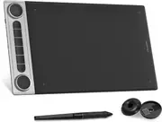 HUION Inspiroy Dial 2 Bluetooth Wireless Graphics Drawing Tablet with Dual Dials Battery-Free Stylus PW517 for Digital Art and Graphics Design, Compat