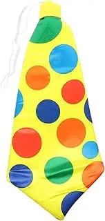 [ANDRESLAD] Clown Prop Clown Costume Accessories Giant Dots Neck Tie for Adults Teens