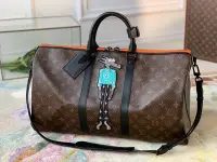 在飛比找Yahoo!奇摩拍賣優惠-二手Louis Vuitton LV Keepall Ban