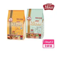 在飛比找momo購物網優惠-【Mobby 莫比】愛貓無穀配方 1.5kg*2包組（鹿肉&