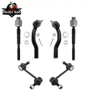 6PCS Front Suspension Sway Bar Link Tie Rod Kit For 07-14 Ford Edge Lincoln MKX (for: Lincoln)