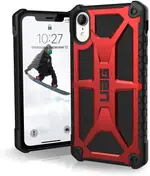 【日本代購-稀有限量版】URBAN ARMOR GEAR IPHONE XR(6.1英寸)對應殼MONARCH CLIMON 【日本正規代理店商品】 UAG-IPH18S-P-CR