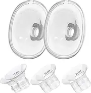 Flange Inserts 17/19/21mm 6PCS, 24mm Flange Compatible with Lansinoh Discreet Duo Nuliie S32 Series Wearable Breast Pump Replacement Parts/Accessories