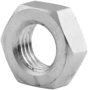 Allstar Jam Nut 7/16-20 in Right Hand Thread Aluminum Natural Set of 4 18276