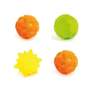 4x Fumfings 7cm Light Up Galaxy Bounce Balls Kids Sensory Fun Toy 3y+ Assorted