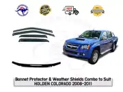 Bonnet Protector Hood Guard Weather Shields To Suit Holden Colorado RC 2008-2011